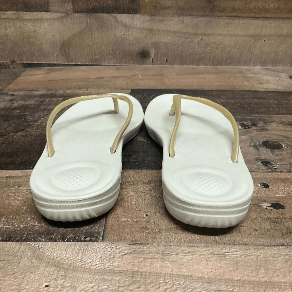 FitFlop iQushion pearl flip flops sandals womens 5 - Picture 4 of 7